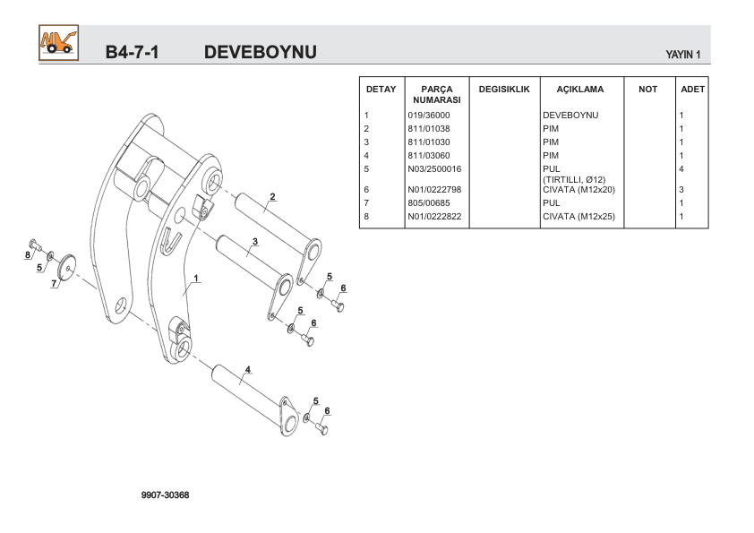 Hidromek HMK 101S Parts Catalogue - Image 12