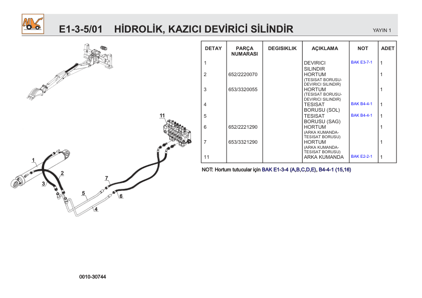 Hidromek HMK 101S Parts Catalogue - Image 9