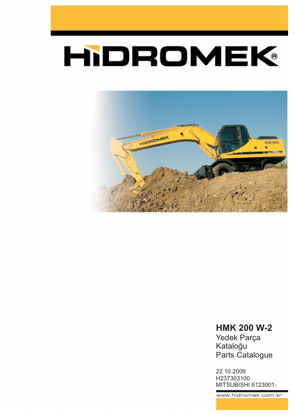 Hidromek HMK 200W-2 Parts Catalogue Mitsubishi - Image 2