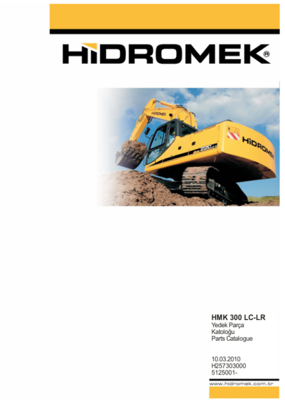 Hidromek HMK300LC Excavator Parts Catalog - Image 2