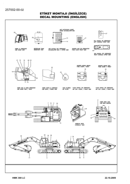 Hidromek HMK300LC Excavator Parts Catalog - Image 7