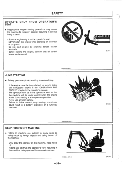 Hitachi EX12 2 EX35 2 EX40 2 EX45 2 Excavators Service Manual - Image 5