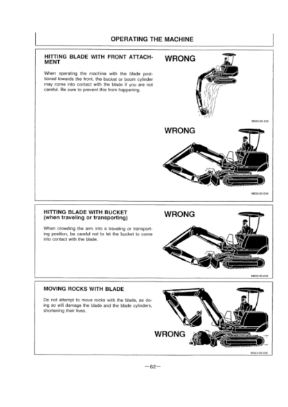 Hitachi EX12 EX15 EX22 EX25 EX30 EX35 EX40 EX45 Excavators Operators Manual - Image 9