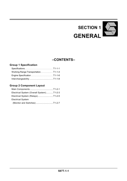 Hitachi EX25 2 EX30 2 EX35 2 EX40 2 Excavators Service Manual - Image 5
