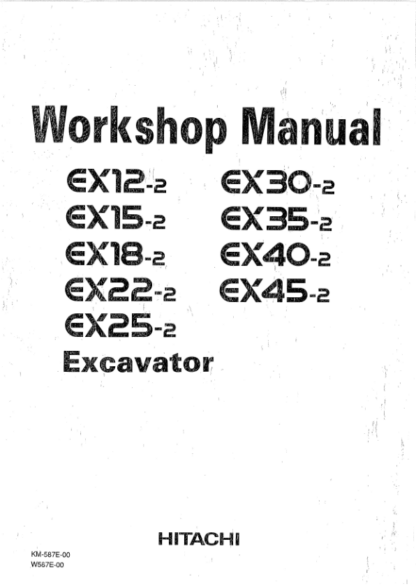 Hitachi EX30 2 Excavator Service Manual - Image 2