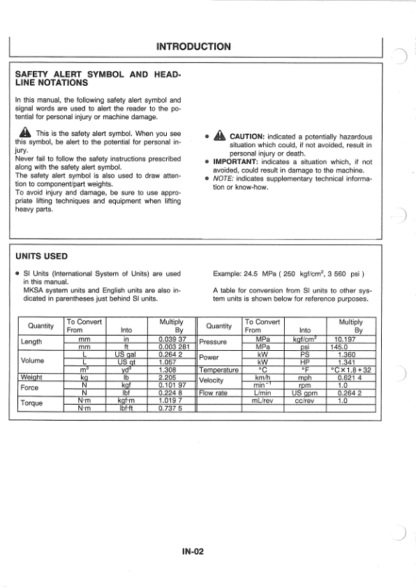 Hitachi EX30 2 Excavator Service Manual - Image 4