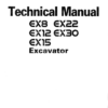 Hitachi EX8 EX30 Excavators Technical Manual - Image 2