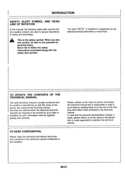 Hitachi EX8 EX30 Excavators Technical Manual - Image 3