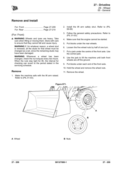 JCB 3CX Backhoe Loader Service Manual 2017+ 9813-7800 - Image 5