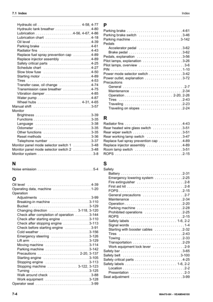 Komatsu WA470 Wheel Loader Operator Manual - Image 11