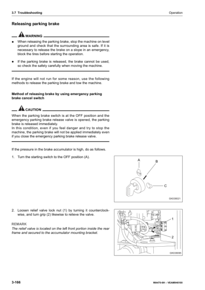 Komatsu WA470 Wheel Loader Operator Manual - Image 9