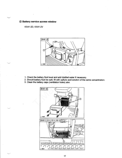 Kubota KX41 2 KX61 2 KX71 2 KX91 2 KX121 2 KX161 2 Excavator Workshop Manual - Image 8