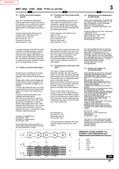 Manitou MRT1850 MRT2150 MRT2540 Telescopic Handlers Workshop Service Manual - Image 8