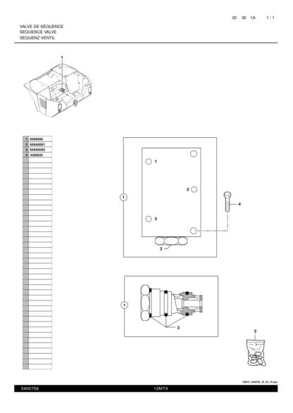Mecalac 12MTX Excavator Parts Catalog SN 40000 - Image 5