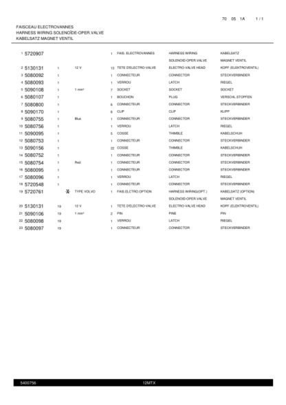 Mecalac 12MTX Excavator Parts Catalog SN 40000 - Image 8