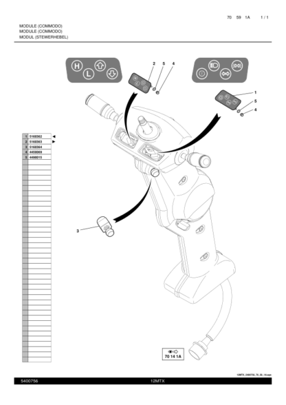 Mecalac 12MTX Excavator Parts Catalog SN 40000 - Image 9