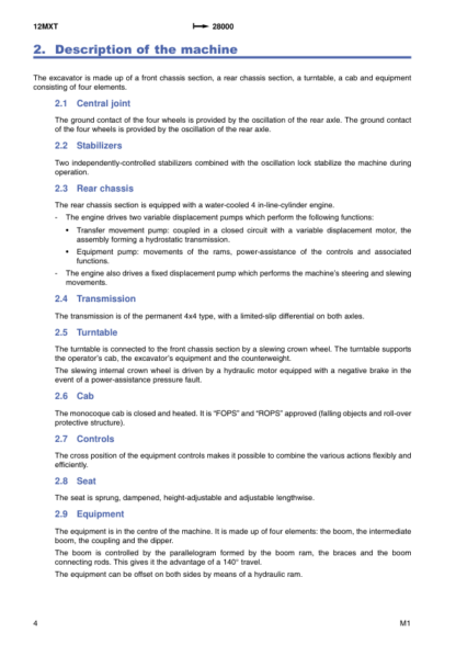 Mecalac 12MXT Excavator Repair Manual - Image 6