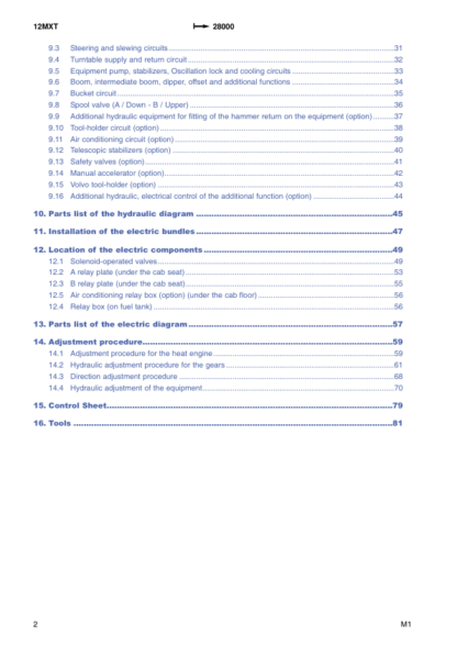 Mecalac 12MXT Excavator Repair Manual - Image 4
