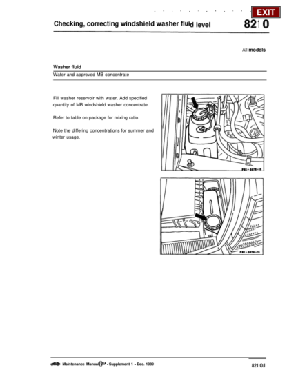 Mercedes Benz Model Year 1981 1993 Maintenance Manual - Image 16