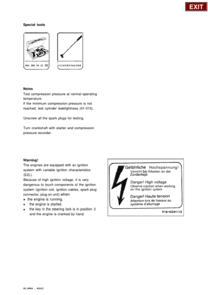 Mercedes M102 Engines Service Manual - Image 6