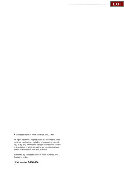 Mercedes M102 Engines Service Manual - Image 3