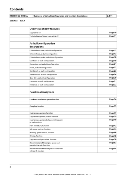 Mercedes OM 471 Engine Service Manual - Image 5