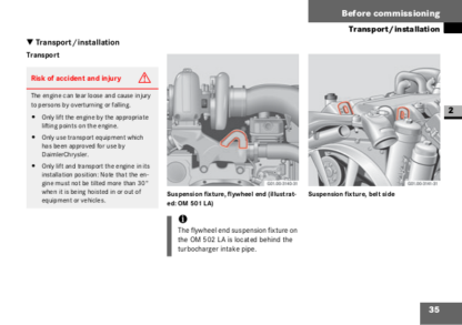 Mercedes OM 501 OM 502 Engines Operator Manual - Image 10