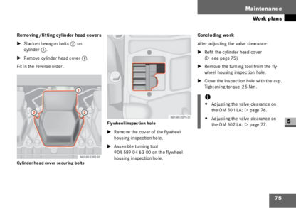 Mercedes OM 501 OM 502 Engines Operator Manual - Image 14
