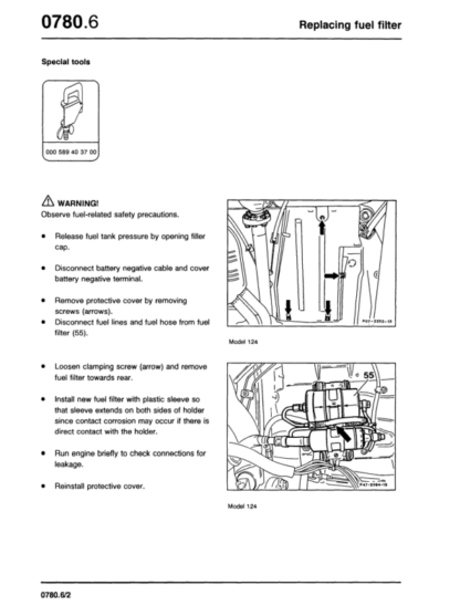 Mercedes Series 107 123 124 126 129 140 201 Maintenance Manual - Image 9