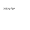 Mercedes Series 107 123 124 126 129 140 201 Maintenance Manual - Image 2