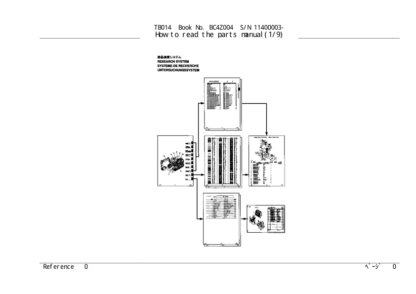 Takeuchi TB014 Excavator Parts Catalog - Image 3