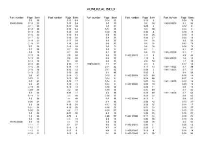 Takeuchi TB014 Excavator Parts Catalog - Image 13