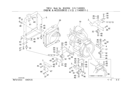 Takeuchi TB014 Excavator Parts Catalog - Image 9