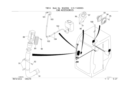 Takeuchi TB014 Excavator Parts Catalog - Image 11