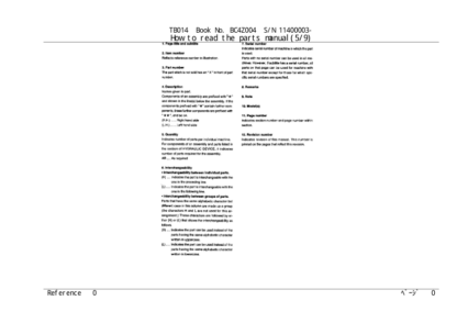 Takeuchi TB014 Excavator Parts Catalog - Image 7