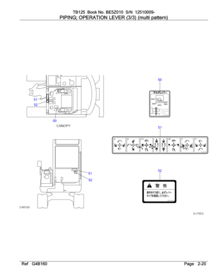 Takeuchi TB125 Excavator Parts Catalog - Image 13