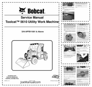 Bobcat 5610 Toolcat Utility Work Machine Service Manual APFB11001