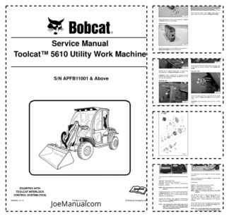 Bobcat 5610 Utility Work Machine Service Manual APFB11001