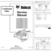 Bobcat Landscape Rake Service Manual