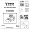 Bobcat S220 Skid Steer Loader Service Manual SN A5GK20001 A5GL20001