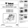 Bobcat S250 S300 Skid Steer Loader Service Manual A5GM A5GN A5GP A5GR