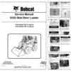 Bobcat S330 Skid Steer Loader Service Manual A5HA11001 AAKM11001