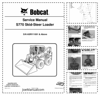 Bobcat S770 Skidster Service Manual SN ASRV11001
