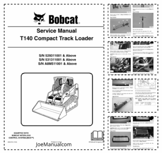 Bobcat T140 Compact Track Loader Service Manual 529311001 531311001 A8M511001