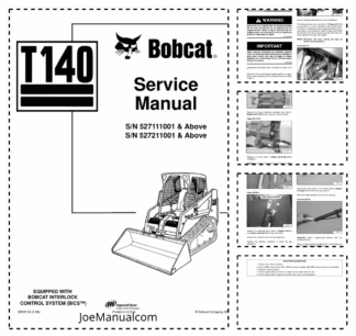 Bobcat T140 Compact Track Loader Service Manual