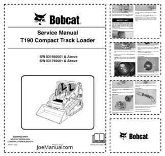 Bobcat T190 Compact Track Loader Service Manual 531660001