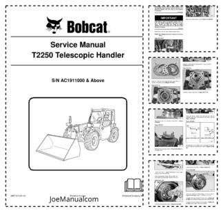 Bobcat T2250 Telescopic Handler Service Manual AC1911000