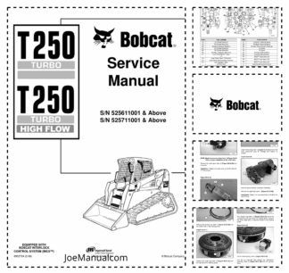 Bobcat T250 Compact Track Loader Service Manual 525611001