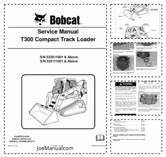Bobcat T300 Compact Track Loader Service Manual 532011001