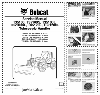 Bobcat T35100 T35100L T35100SL T35120L T35120SL Telescopic Handler Service Manual